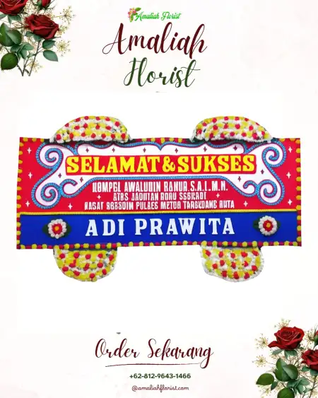 Papan Bunga Ucapan Selamat Paliyan